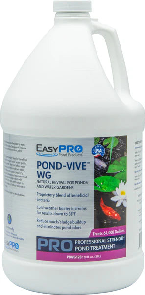 EasyPro Pond-Vive™ WG - Liquid Beneficial Bacteria Blend – 1 gallon