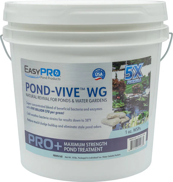 EasyPro Pond-Vive™ WG Beneficial Bacteria Blend – 160ct. 1oz Water Soluble Packs
