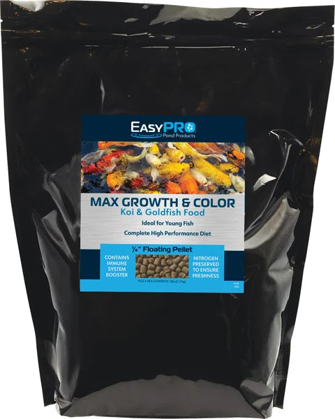 EasyPro Platinum Koi & Goldfish Food – Max Growth & Color – 5lb bag