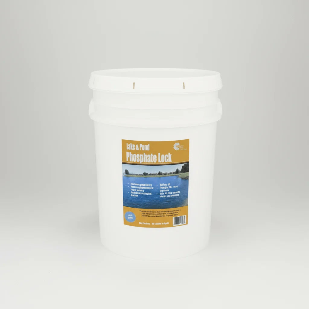 Outdoor Water Solutions 45 lbs Phosphate Lock - Natural Water Clarity for Ponds