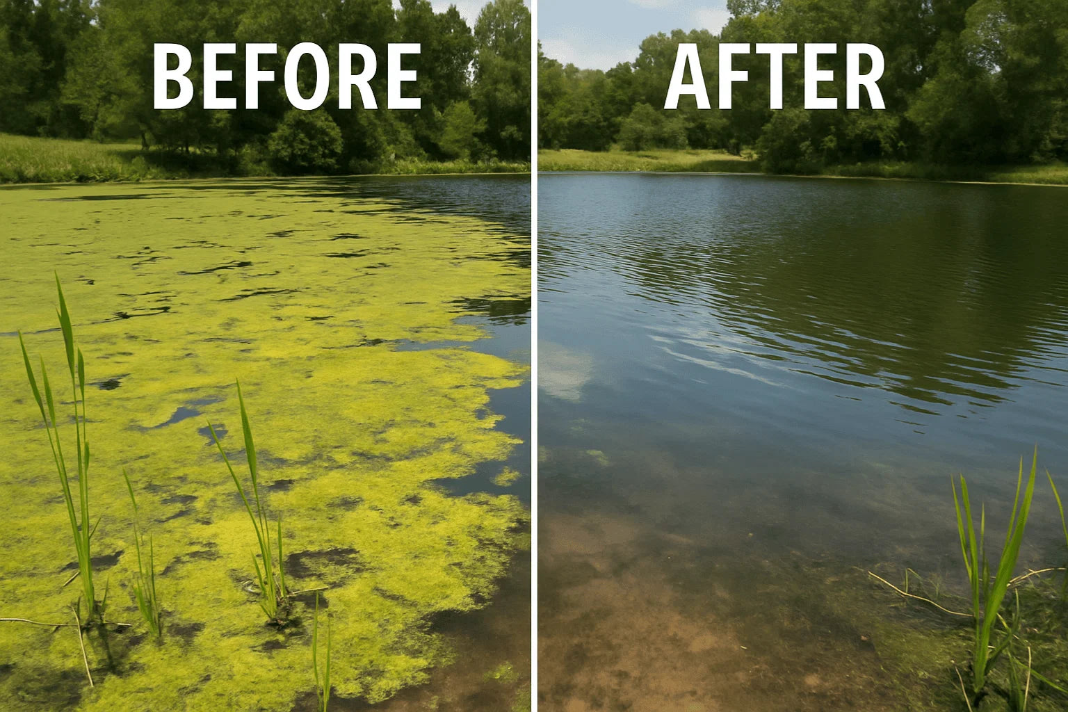 Outdoor Water Solutions 45 lbs Phosphate Lock - Natural Water Clarity for Ponds