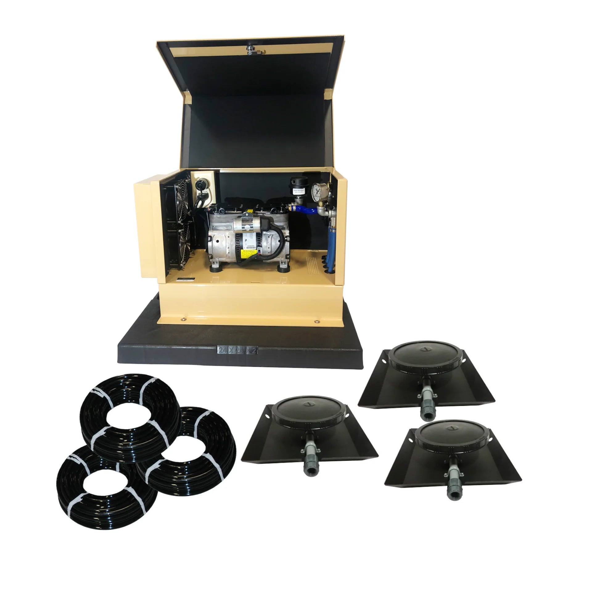 Outdoor Water Solutions AerMaster Pro 1/2HP Up to 2.5 Acres Pond Aerator Bubbler