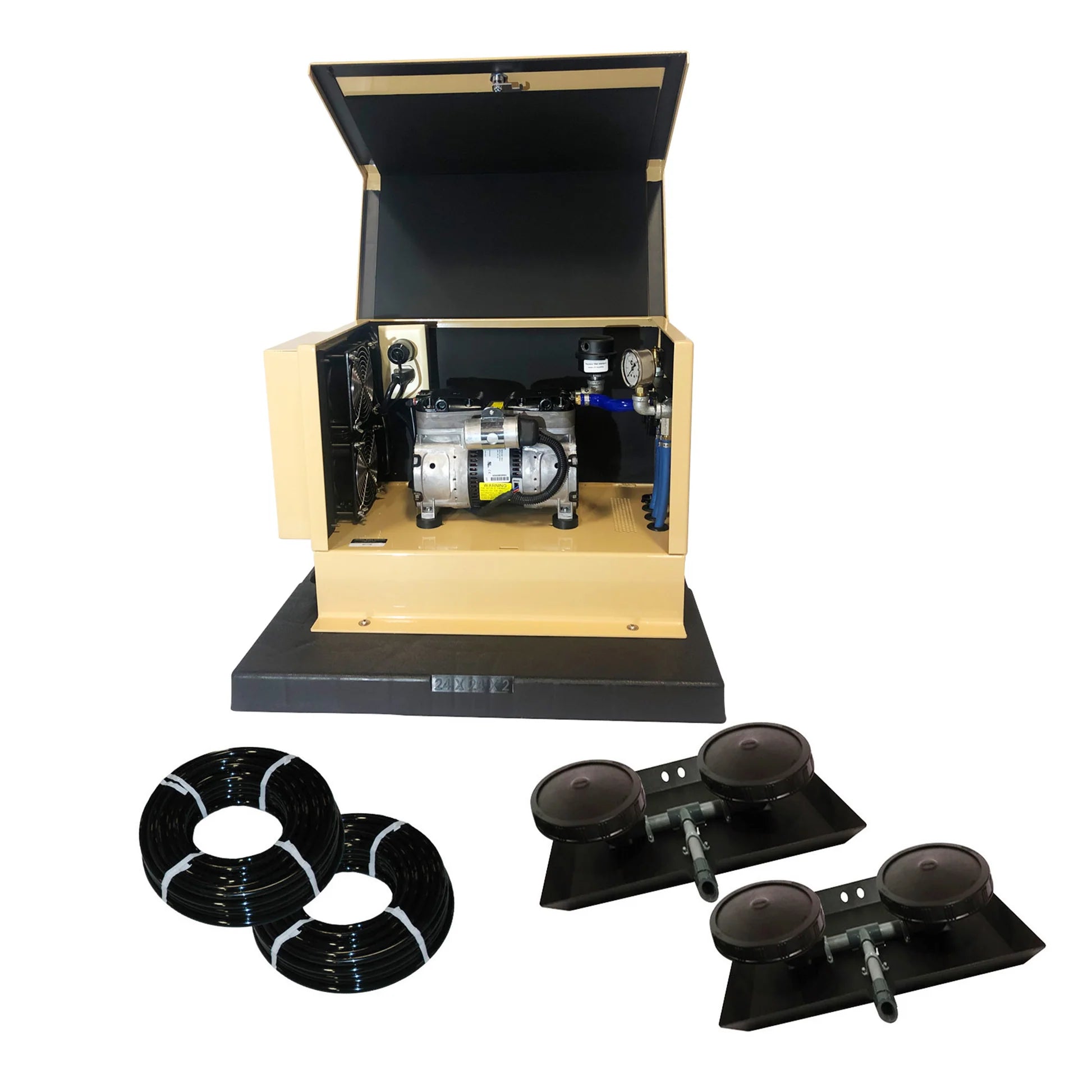 Outdoor Water Solutions AerMaster Pro 1/2HP Up to 2.5 Acres Pond Aerator Bubbler