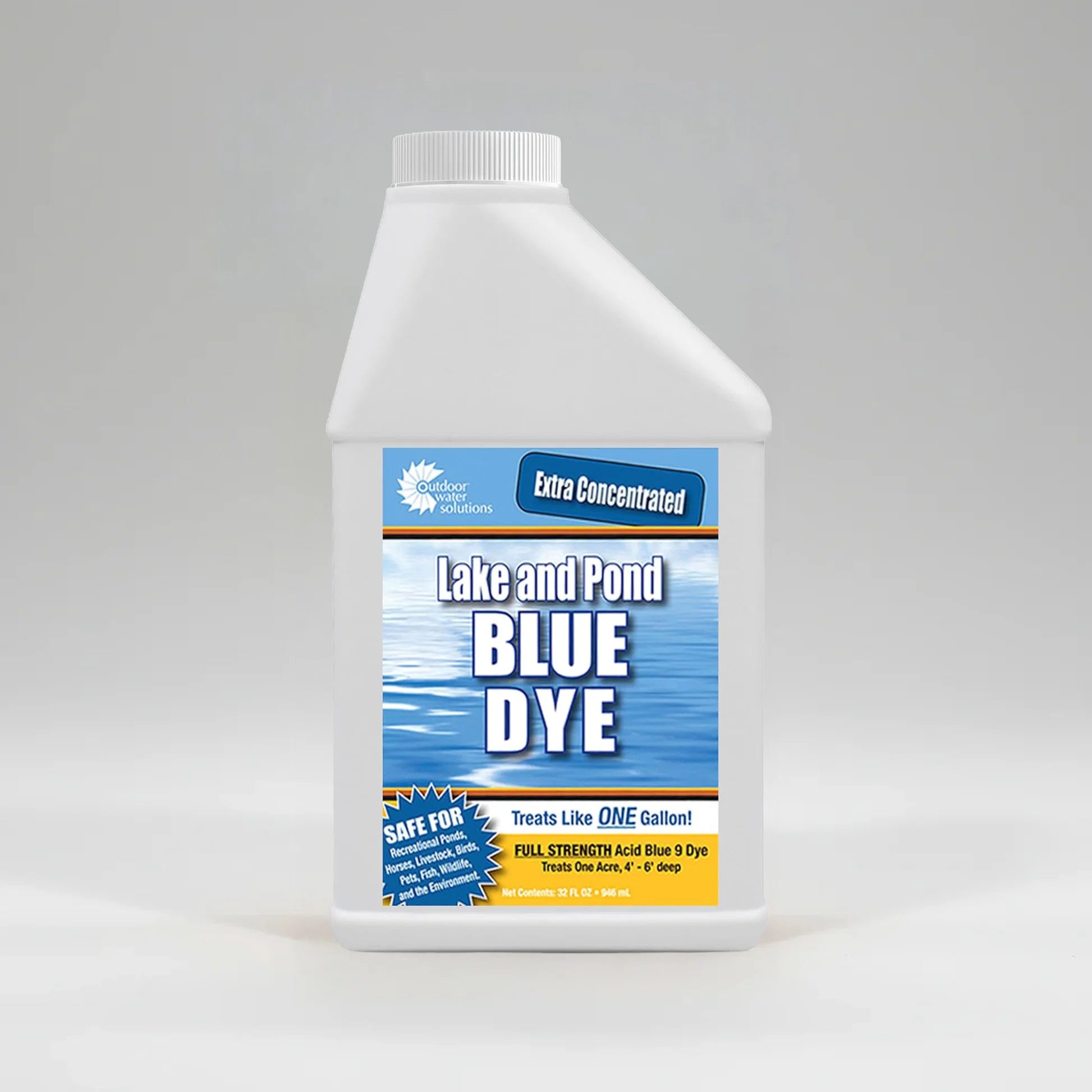 Outdoor Water Solutions Pond Dye for Lakes / Ponds  Fish Safe Slows Weeds