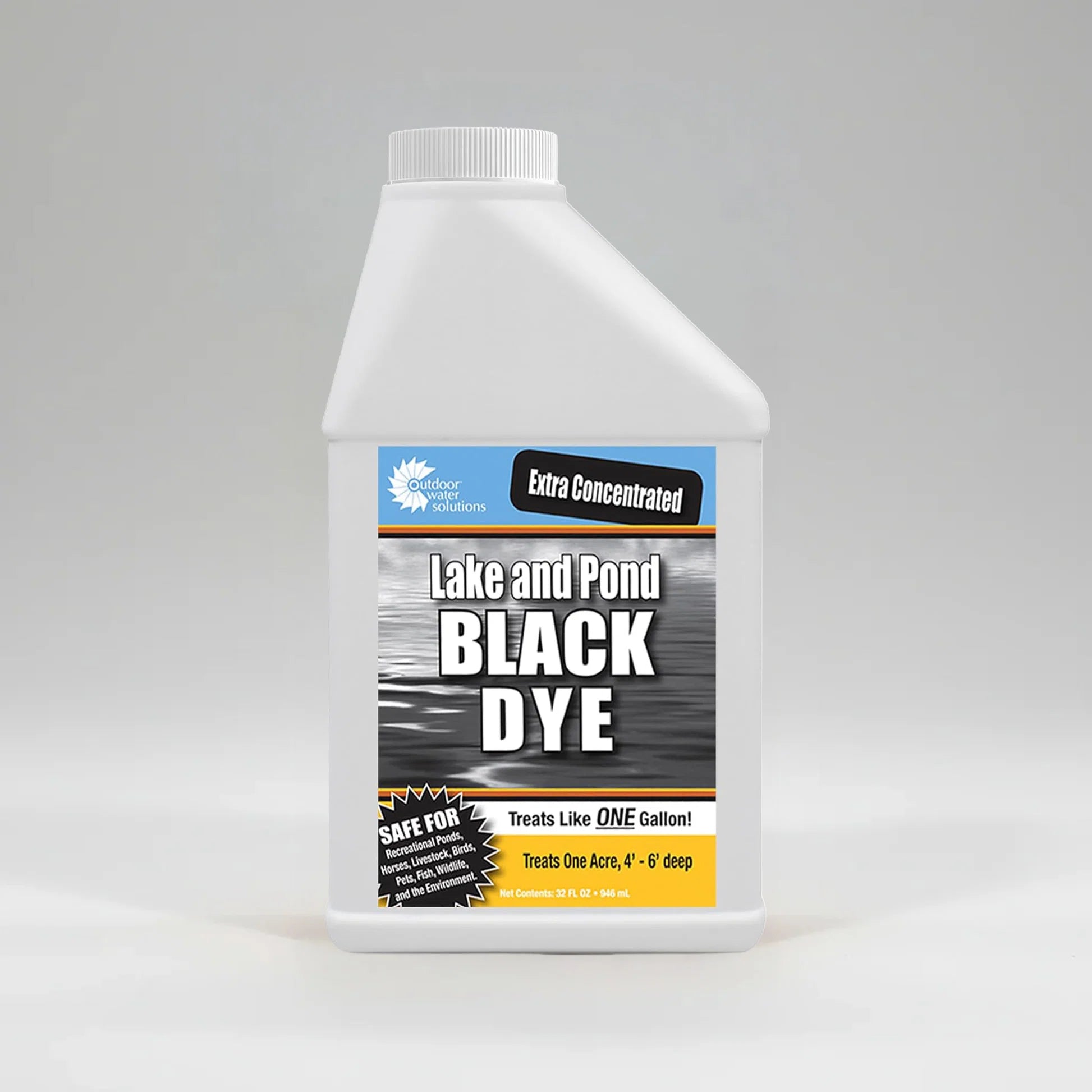 Outdoor Water Solutions Pond Dye for Lakes / Ponds  Fish Safe Slows Weeds