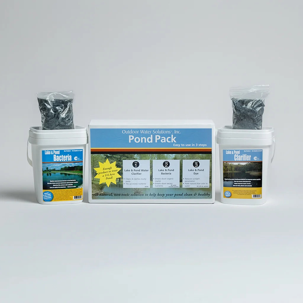 Outdoor Water Solutions Pond Pack - Pond Treatment Bundle