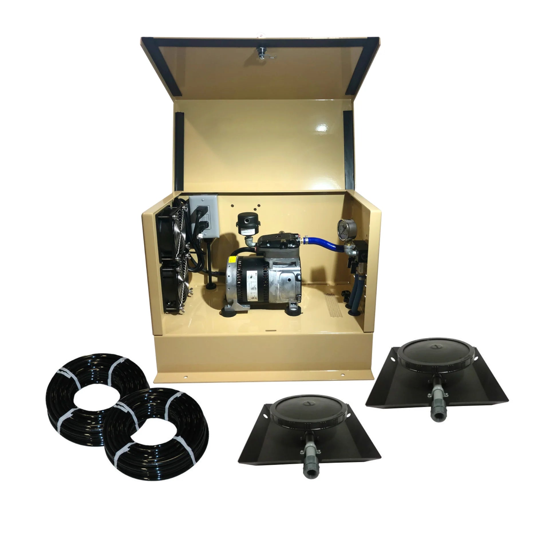 Outdoor Water Solutions AerMaster Pro 1/4HP Up to 1.5 Acres Pond Aerator Bubbler