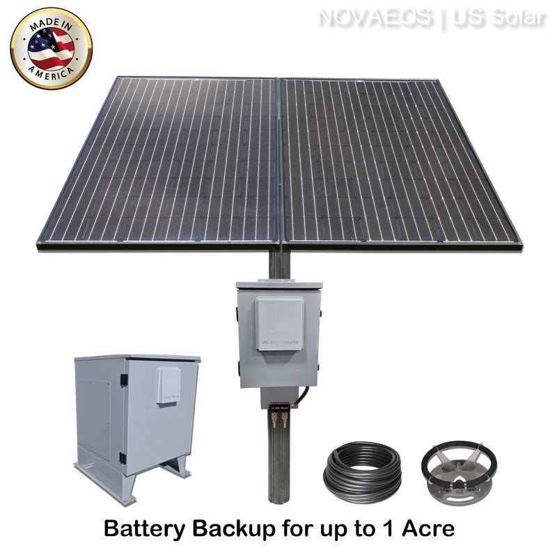 US Solar Mounts SD1-BB Solar Lake Aerator - 48-Volt Battery Backup System
