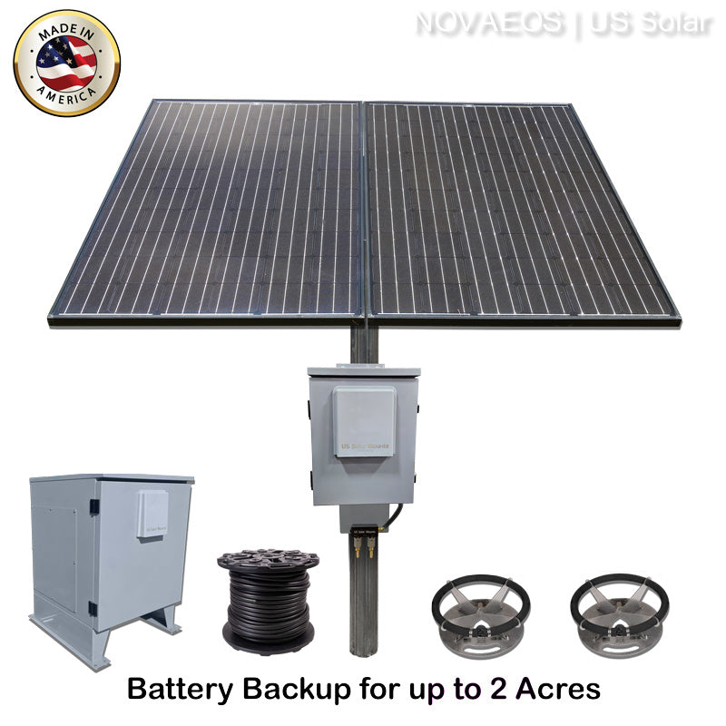 US Solar Mounts SD2-BB Solar Lake Aerator - 48-Volt Battery Backup System