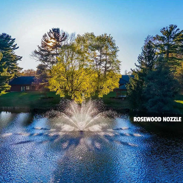 Scott Aerator Rosewood Fountain 3 Hp 230v 100 Ft 10-3