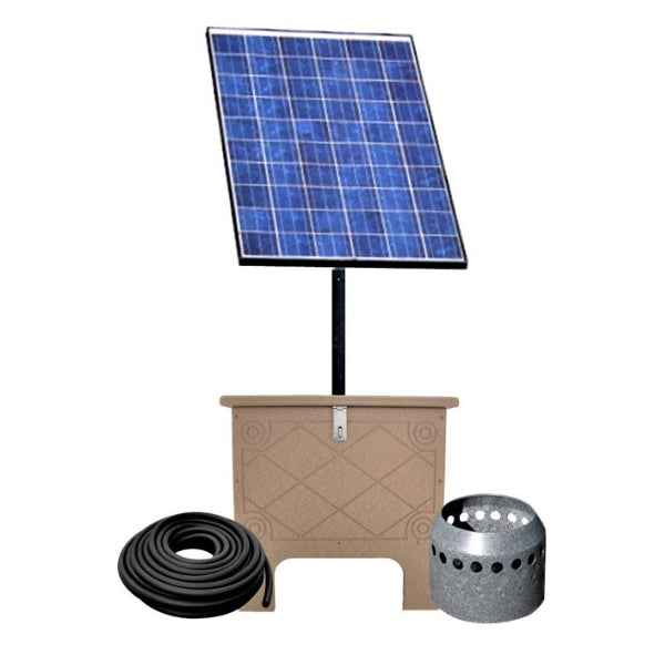 Solar Powered Aerator 1 Diffusers System Self Weighted Tubing