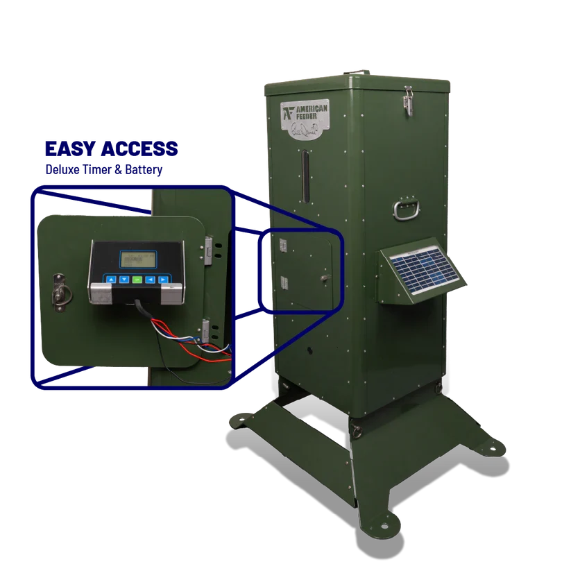 Outdoor Water Solutions American Feeder Solar Fish Feeder For Pond