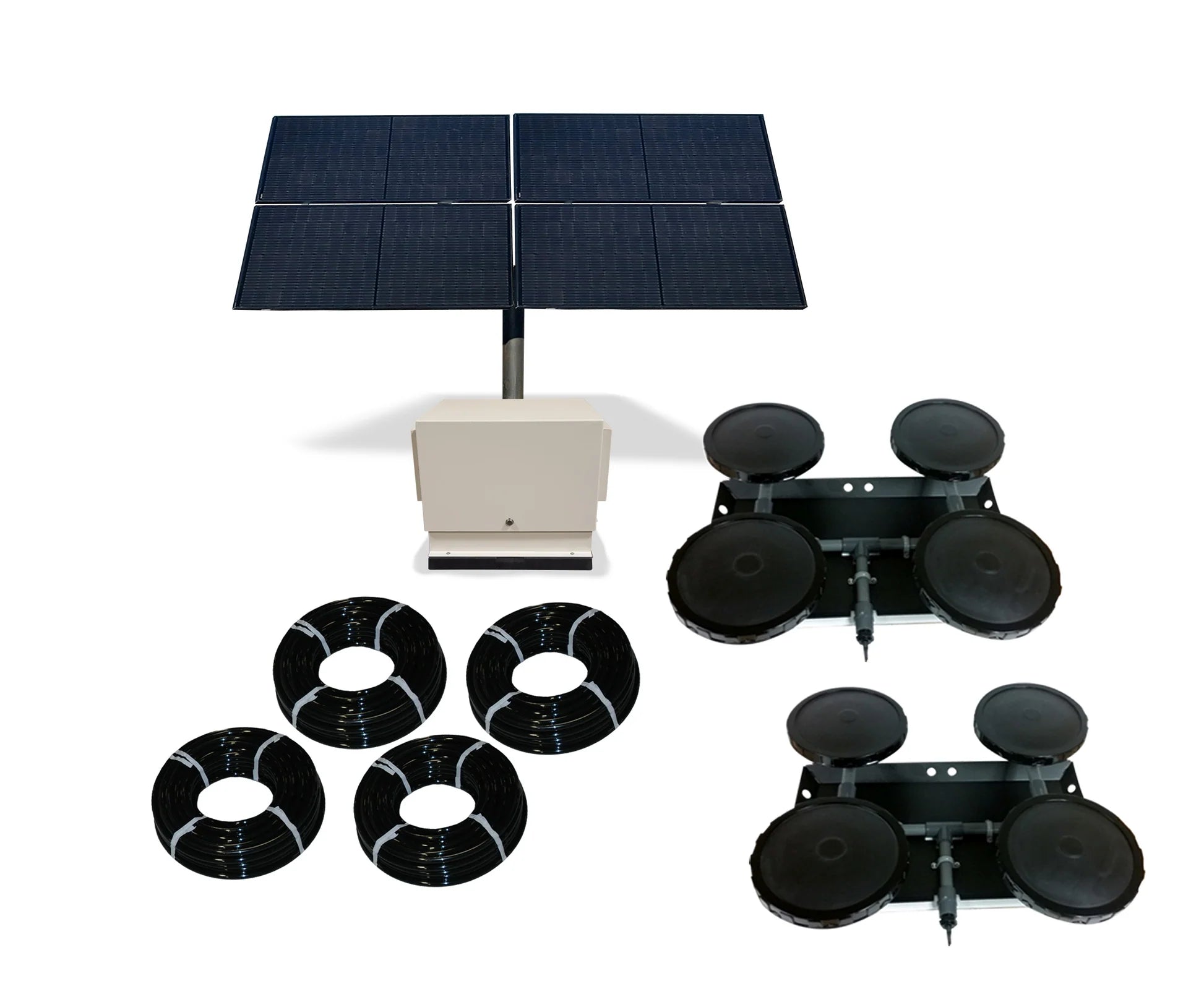 Outdoor Water Solutions TurboAirXL 6.8 CFM Ground Mount Solar Pond Aerator Bubbler