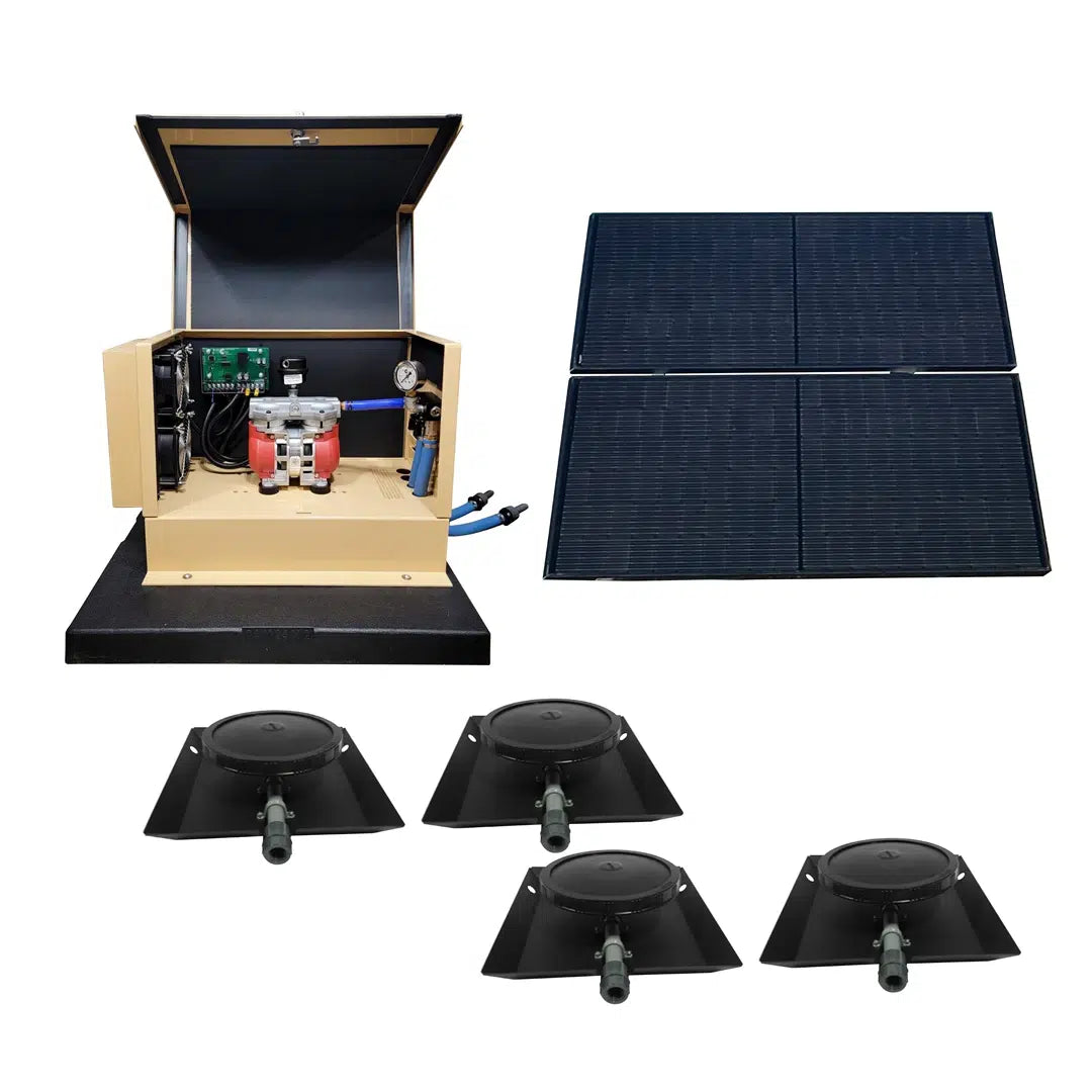 Outdoor Water Solutions TurboAir 3.4 CFM Ground Mount Solar Pond Aerator