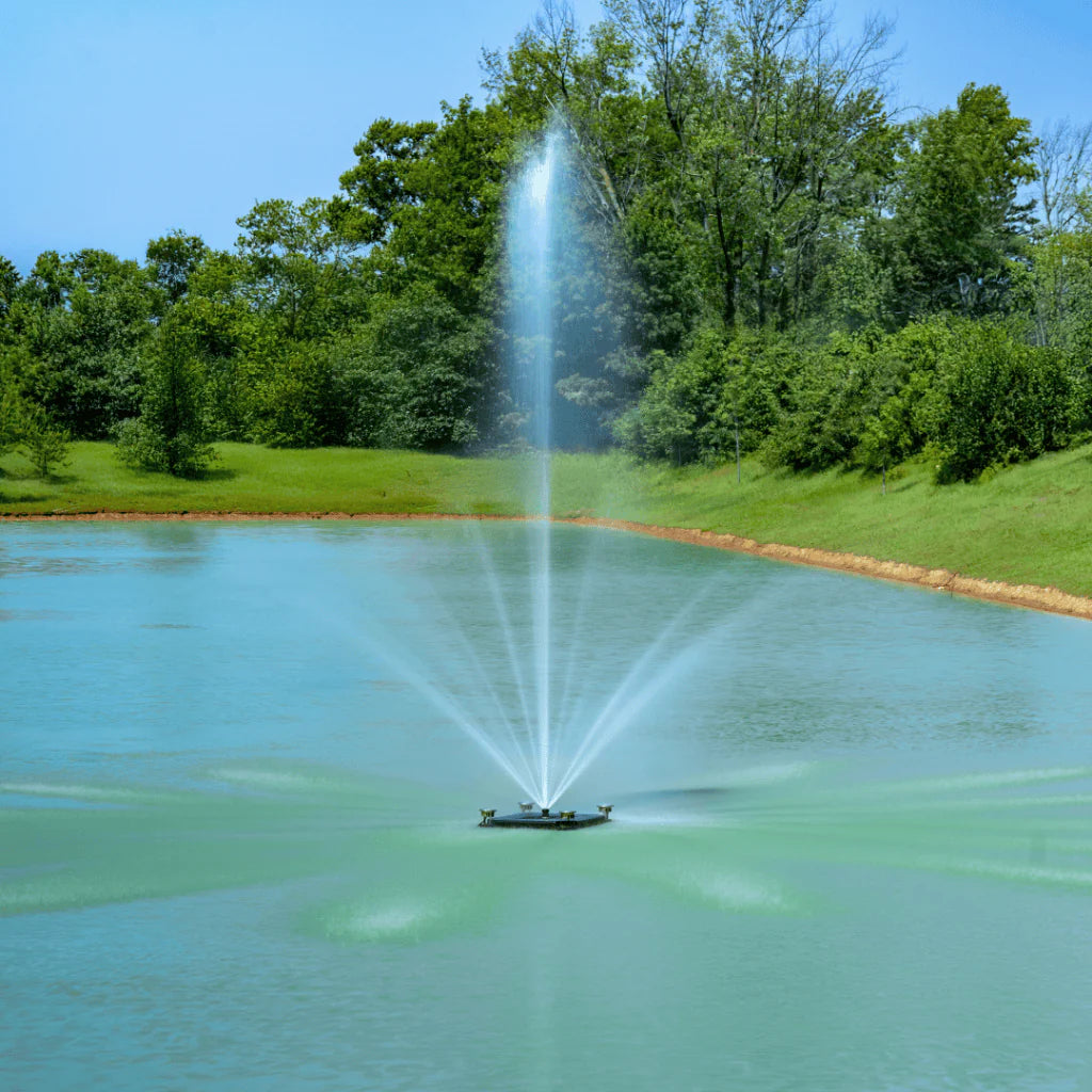 Outdoor Water Solutions Palatial 1 HP Solar Pond Display Floating Fountain