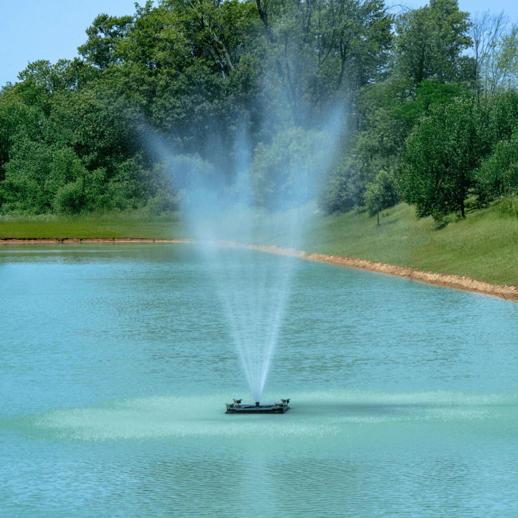 Outdoor Water Solutions Palatial 1 HP Solar Pond Display Floating Fountain