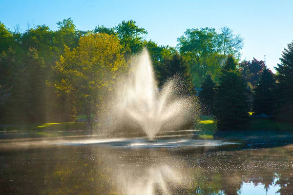Scott Aerator Cambridge Fountain For Small Residential Ponds