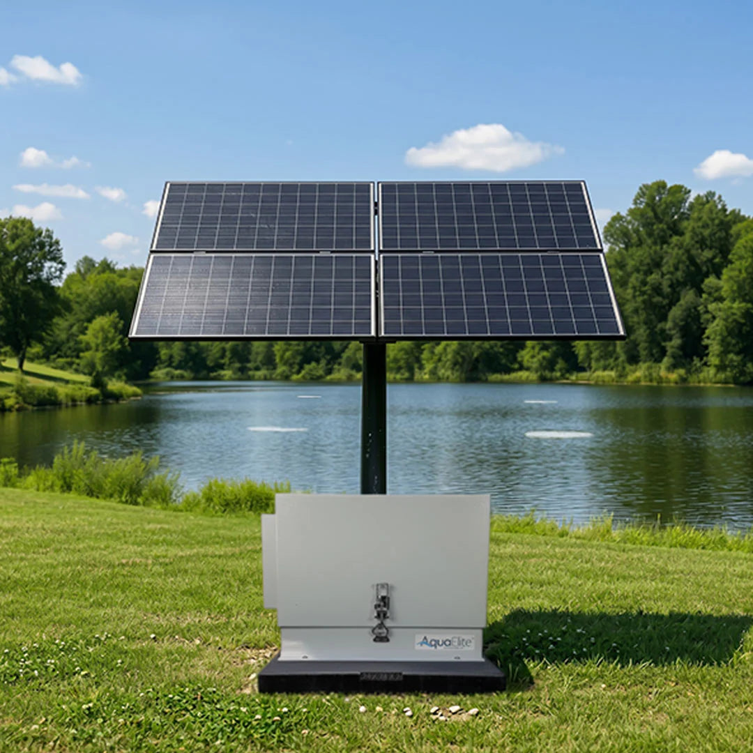 Outdoor Water Solutions TurboAirXL 6.8 CFM Ground Mount Solar Pond Aerator Bubbler