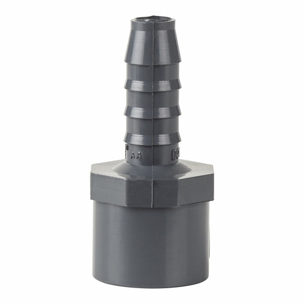 Vertex Adapter Assembly 1/2" Barbed Coupler to 1" PVC Pipe