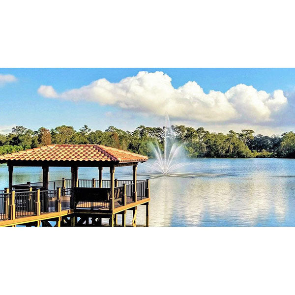 Vertex Horizontal TriTier Commercial Fountain 15 hp