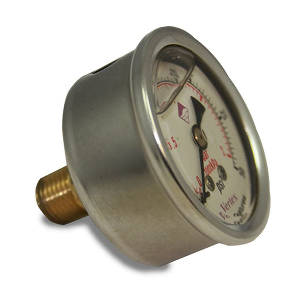 Vertex Liquid Filled Pressure Gauge