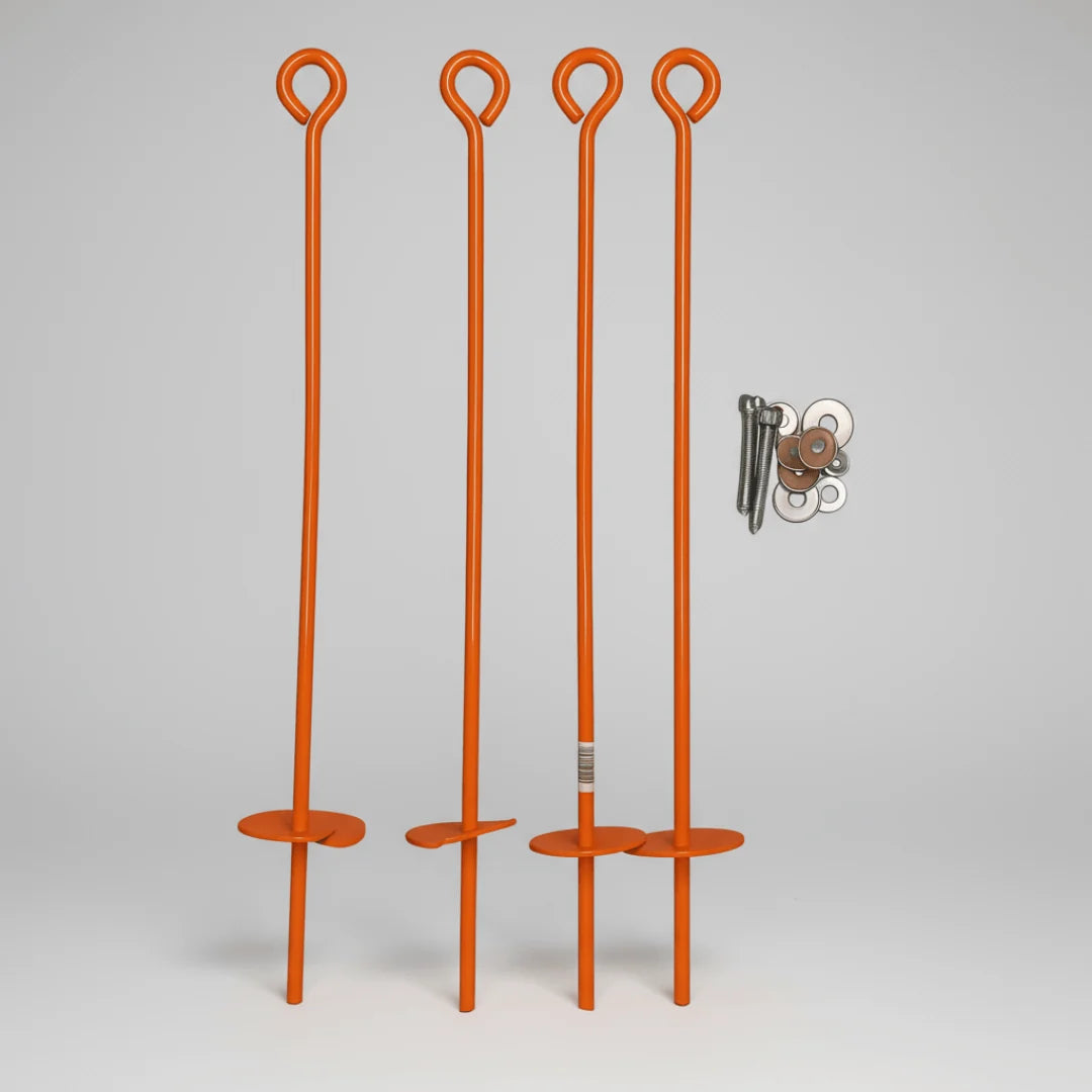 Outdoor Water Solutions Storm-Proof Stability Wood Windmill Anchor Kit