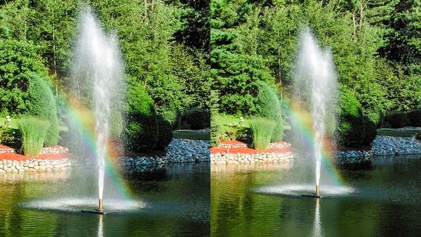 Scott Aerator Gusher Fountain For Medium Residential Ponds
