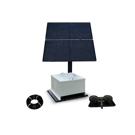 Outdoor Water Solutions NightAir 2.2 CFM Solar Pond Aerator + Battery