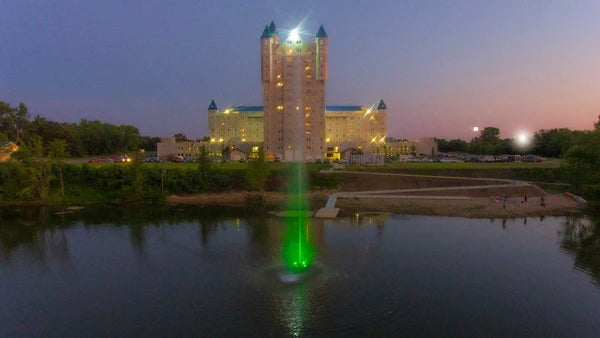 Scott Aerator Jet Stream Fountain For Large Commercial Ponds