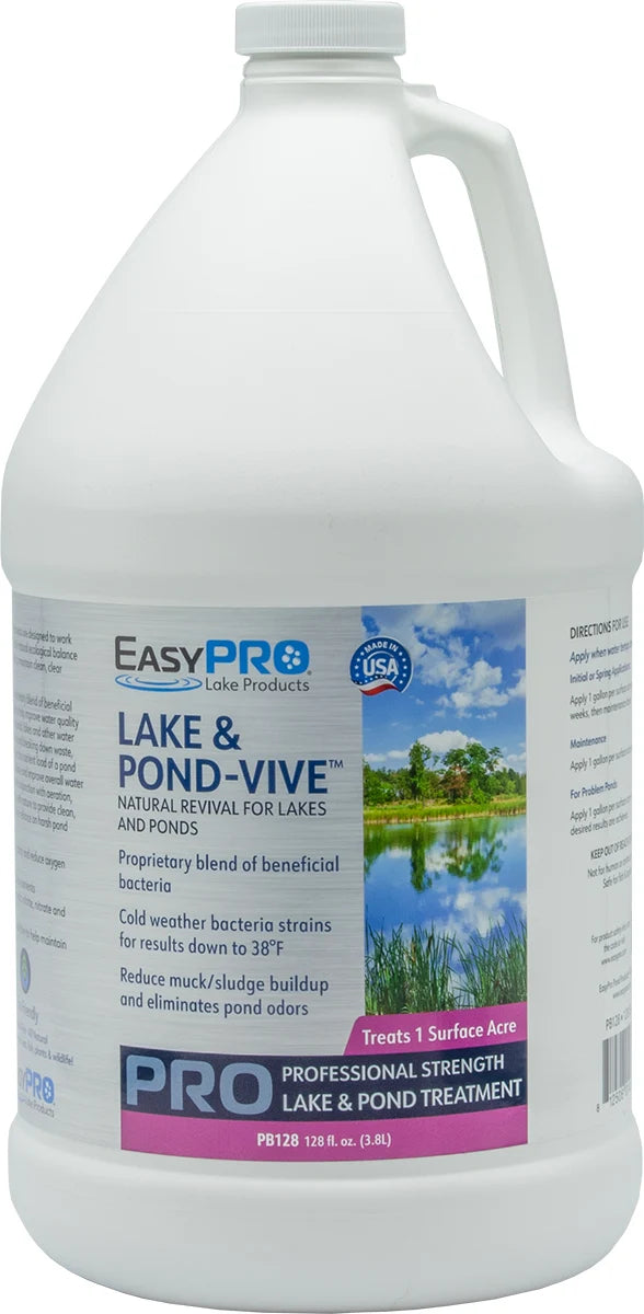 EasyPro Pond Vive L Liquid Lake & Pond Bacteria 1 gallon