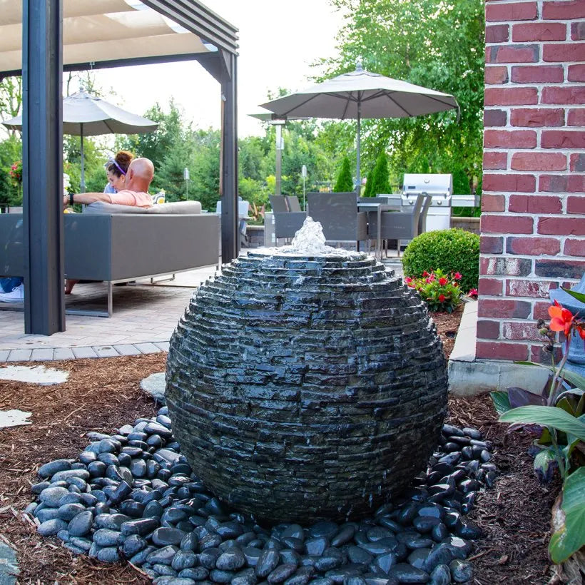 Aquascape STACKED SLATE SPHERE - 6' DIA (1.8 M)
