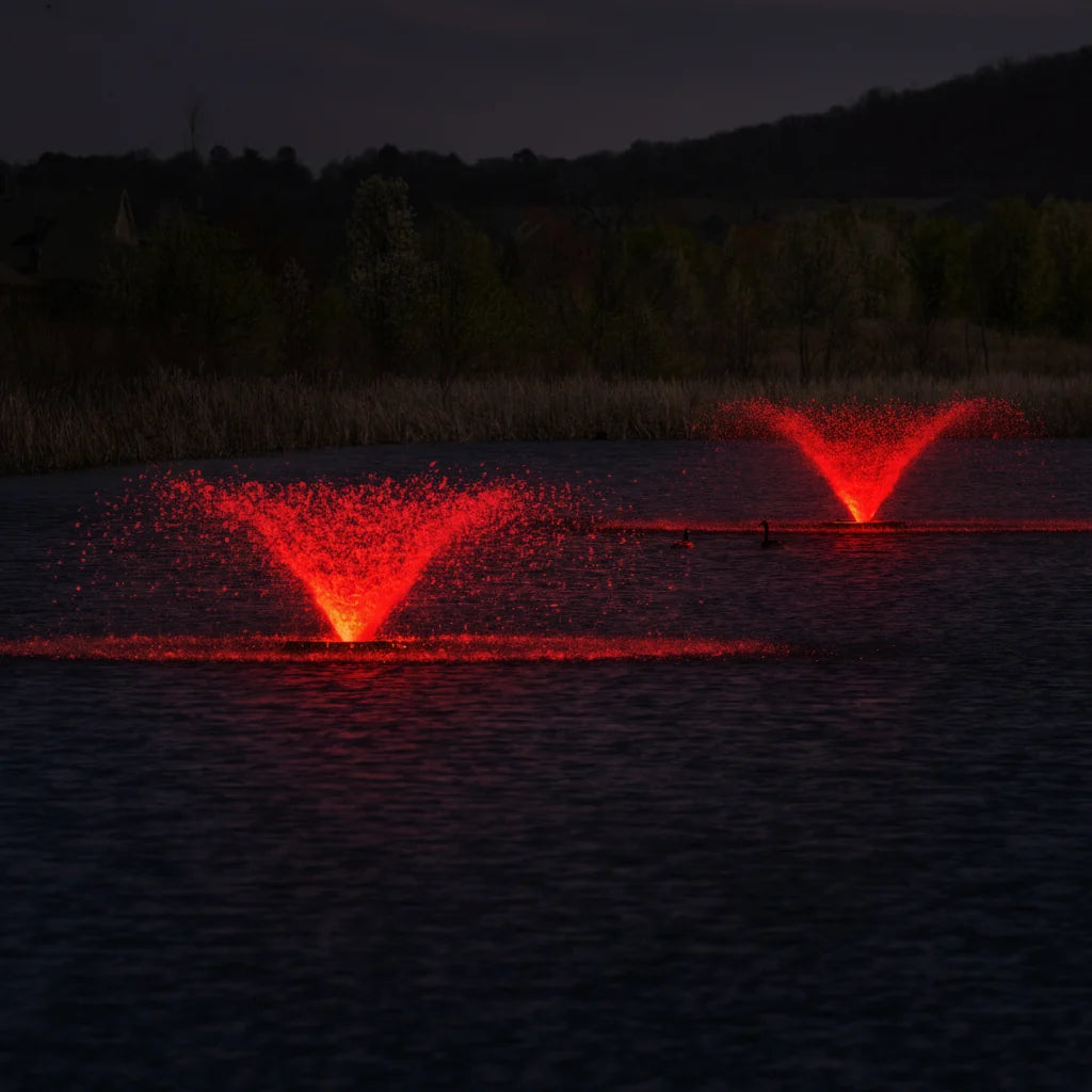 Outdoor Water Solutions Universal Fit RGB Color-Changing Floating Pond Fountain Light Kit