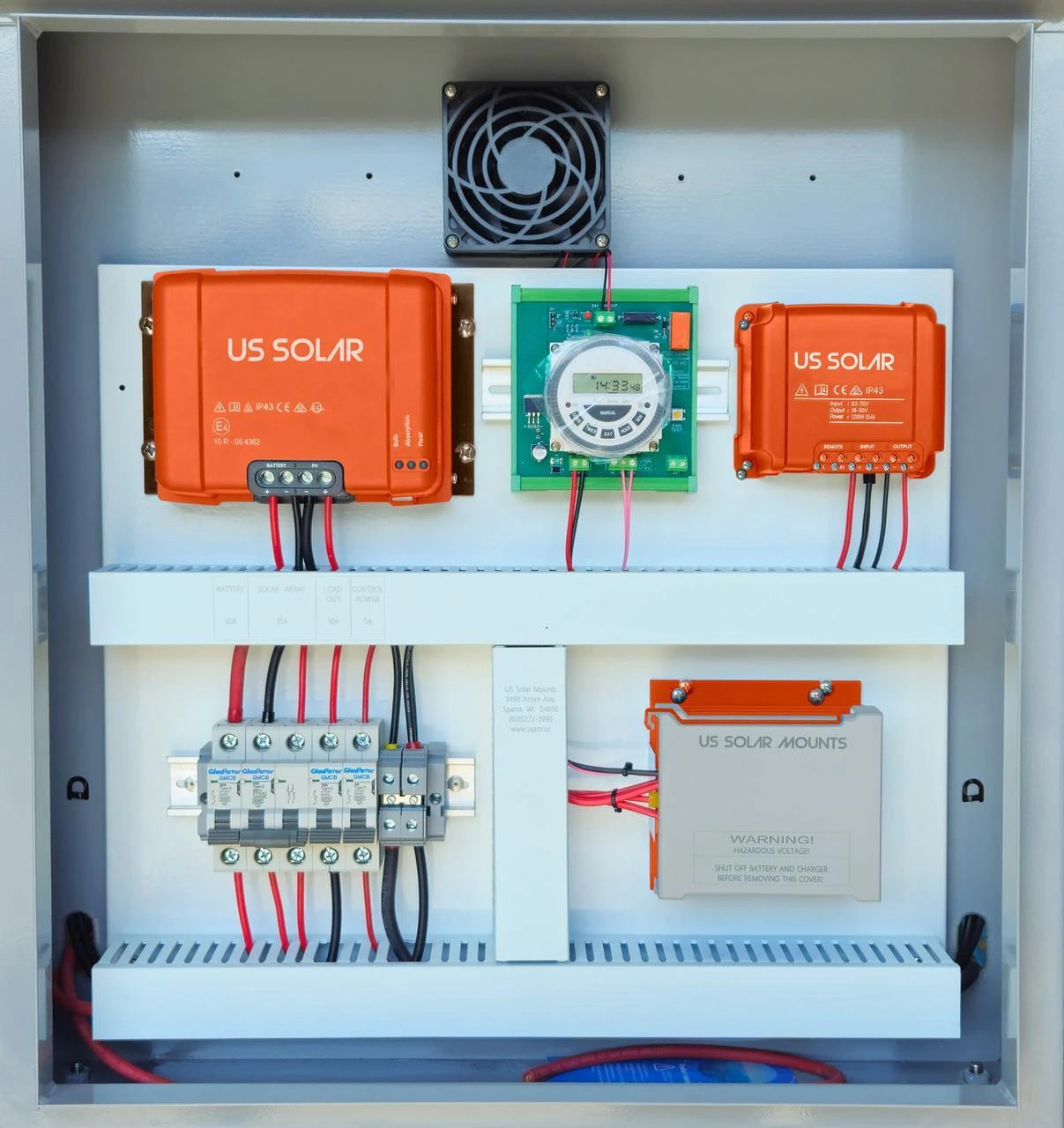 US Solar Mounts NOVAEOS Battery Backup Unit Upgrade Kit